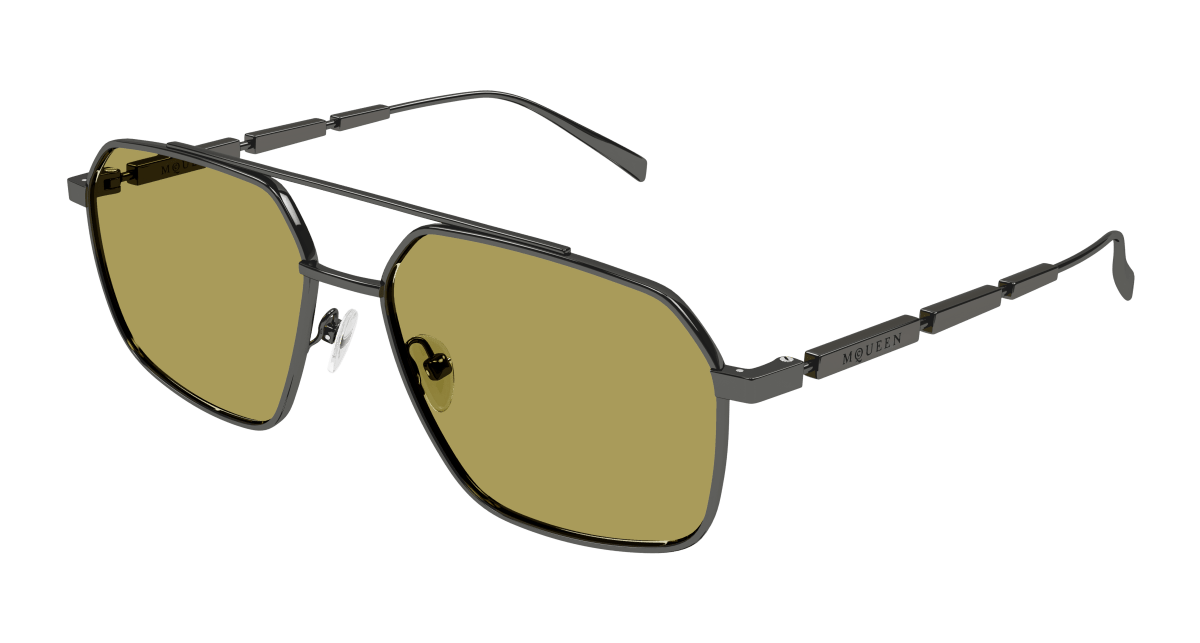 Alexander McQueen AM0477S Gunmetal 889652509938