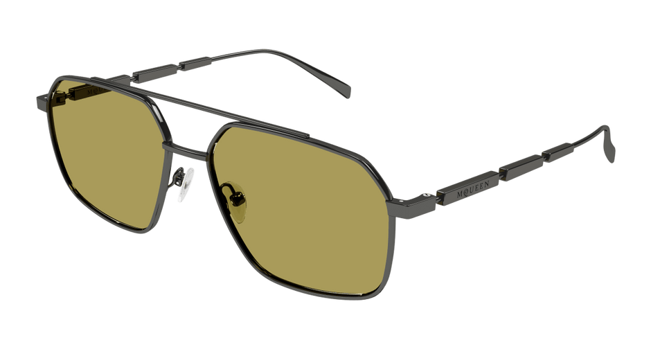 Alexander McQueen AM0477S Gunmetal 889652509938