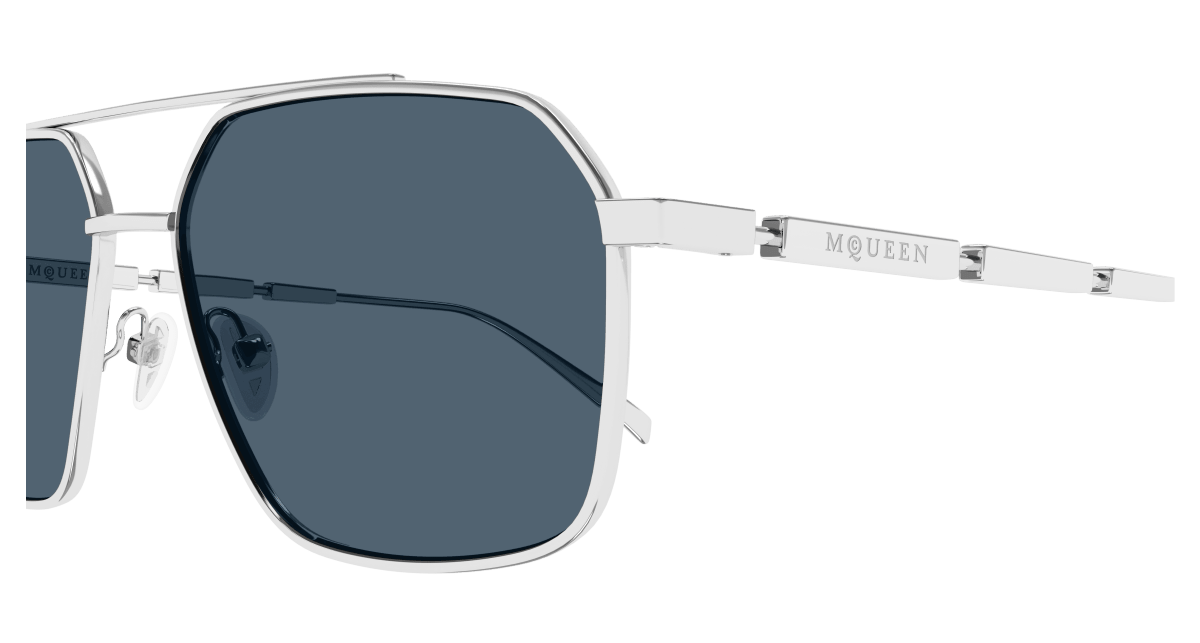 Alexander McQueen AM0477S Silver 889652509945