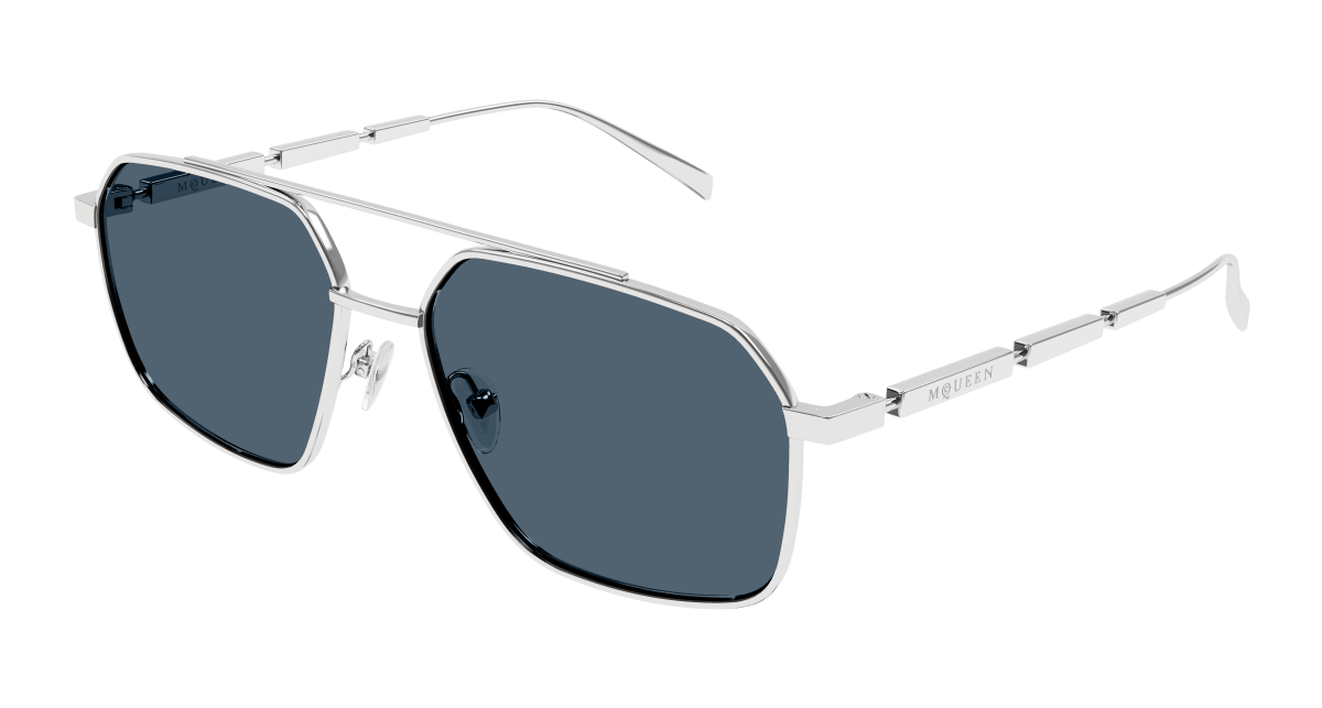 Alexander McQueen AM0477S Silver 889652509945