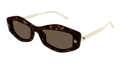 Alexander McQueen AM0482S Havana 889652509051