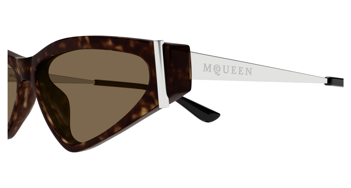 Alexander McQueen AM0493S Havana 889652549583