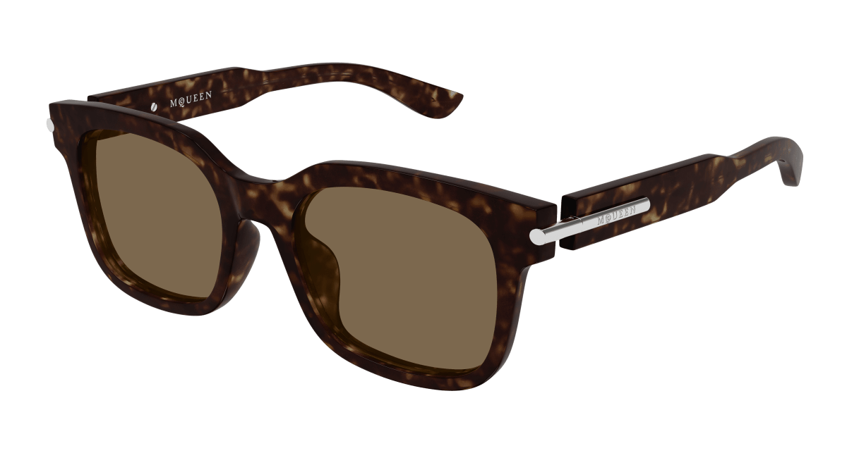 Alexander McQueen AM0496SA Havana 889652549811