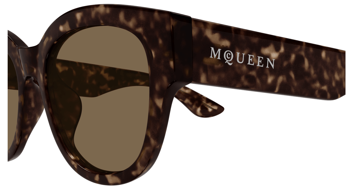 Alexander McQueen AM0509SA Havana 889652550541