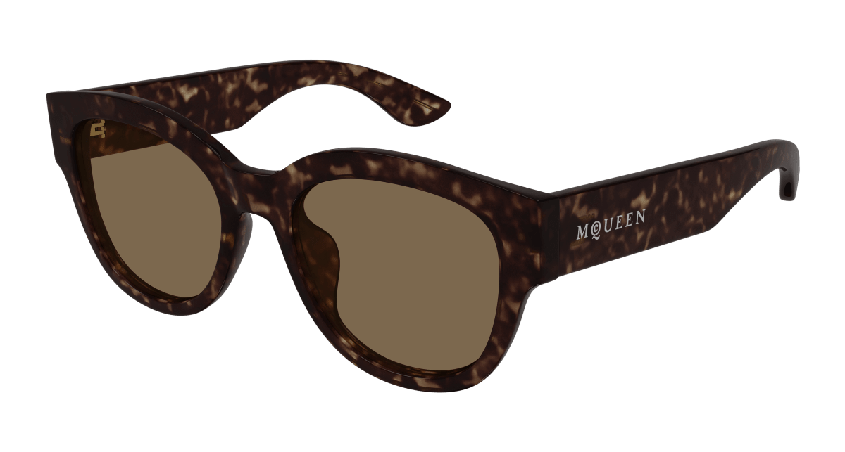 Alexander McQueen AM0509SA Havana 889652550541
