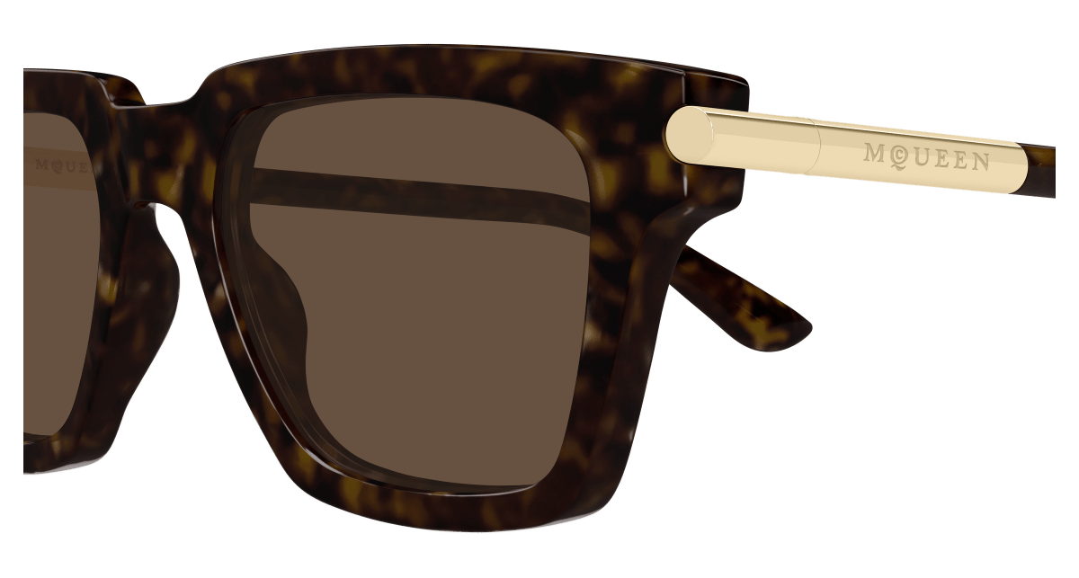 Alexander McQueen AM0519S Havana 889652585659