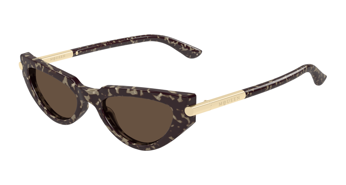 Alexander McQueen AM0520S Havana 889652585697