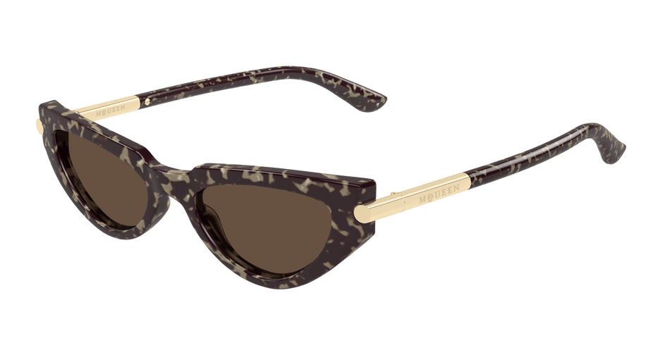 Alexander McQueen AM0520S Havana 889652585697