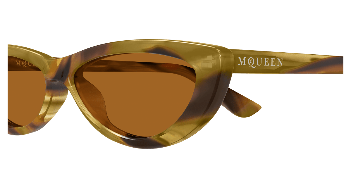 Alexander McQueen AM0535S Havana 006 889652640914