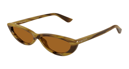 Alexander McQueen AM0535S Havana 006 889652640914