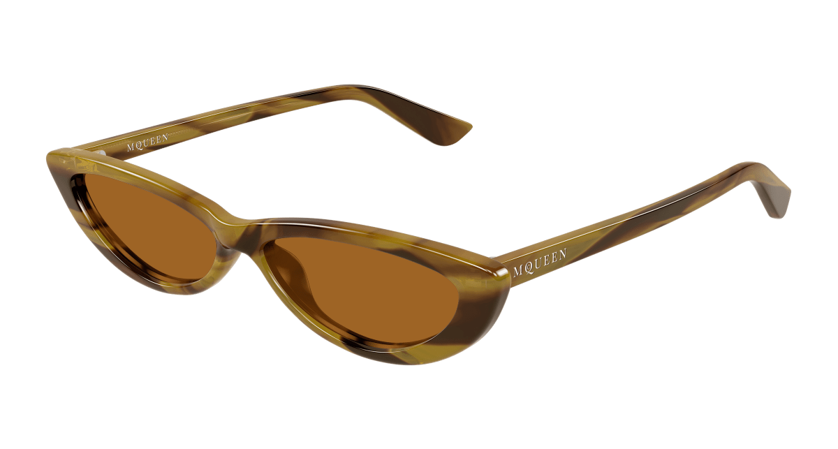 Alexander McQueen AM0535S Havana 006 889652640914