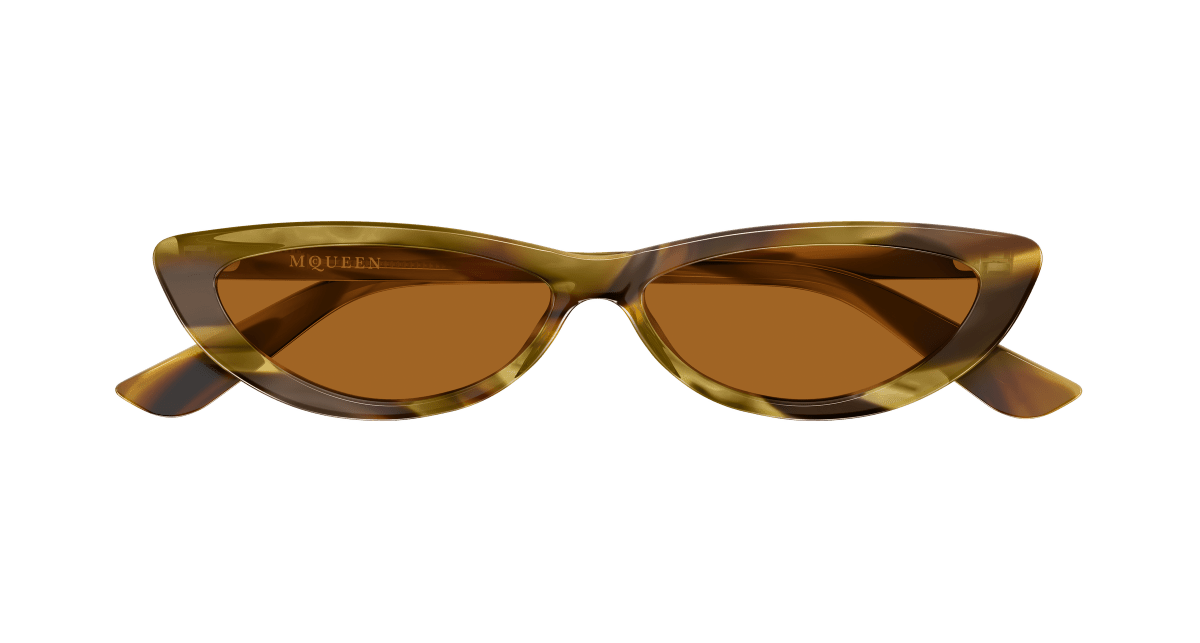 Alexander McQueen AM0535S Havana 006 889652640914