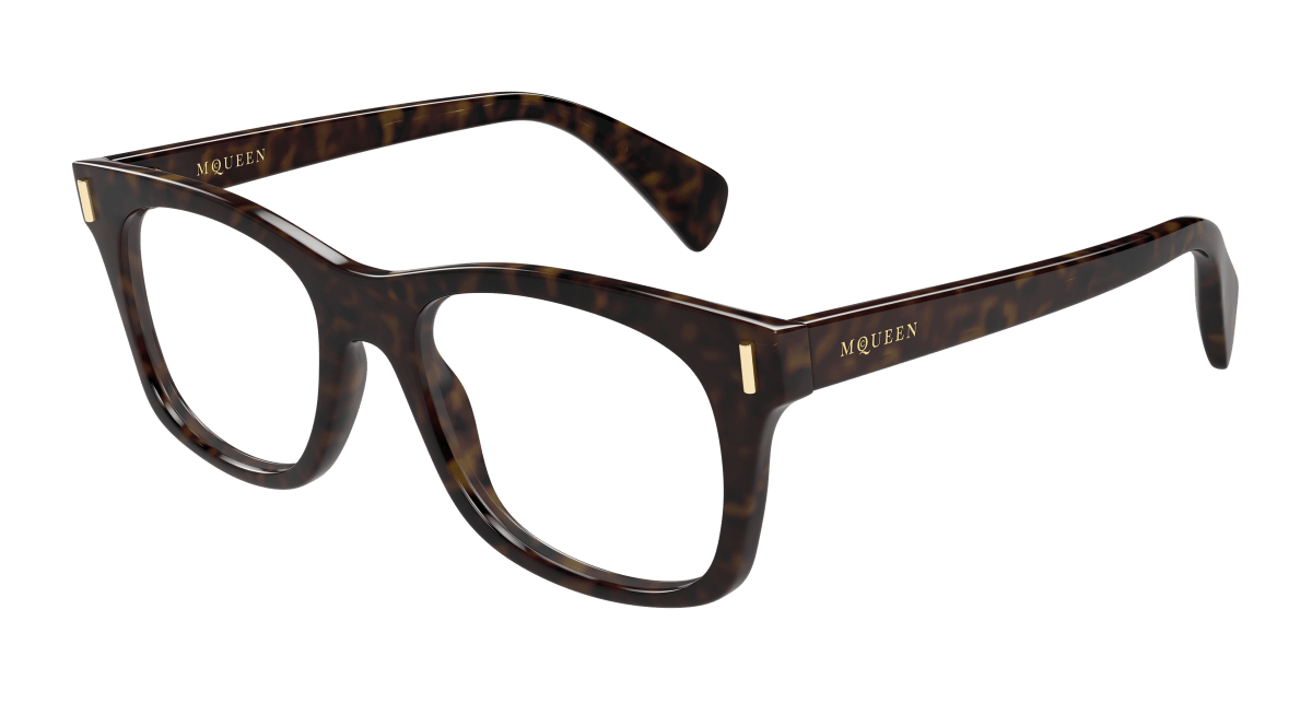 Alexander McQueen AM0551O Havana 889652641126