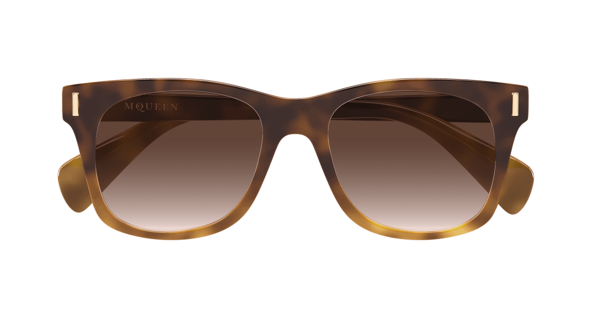 Alexander McQueen AM0551S Havana 889652641164