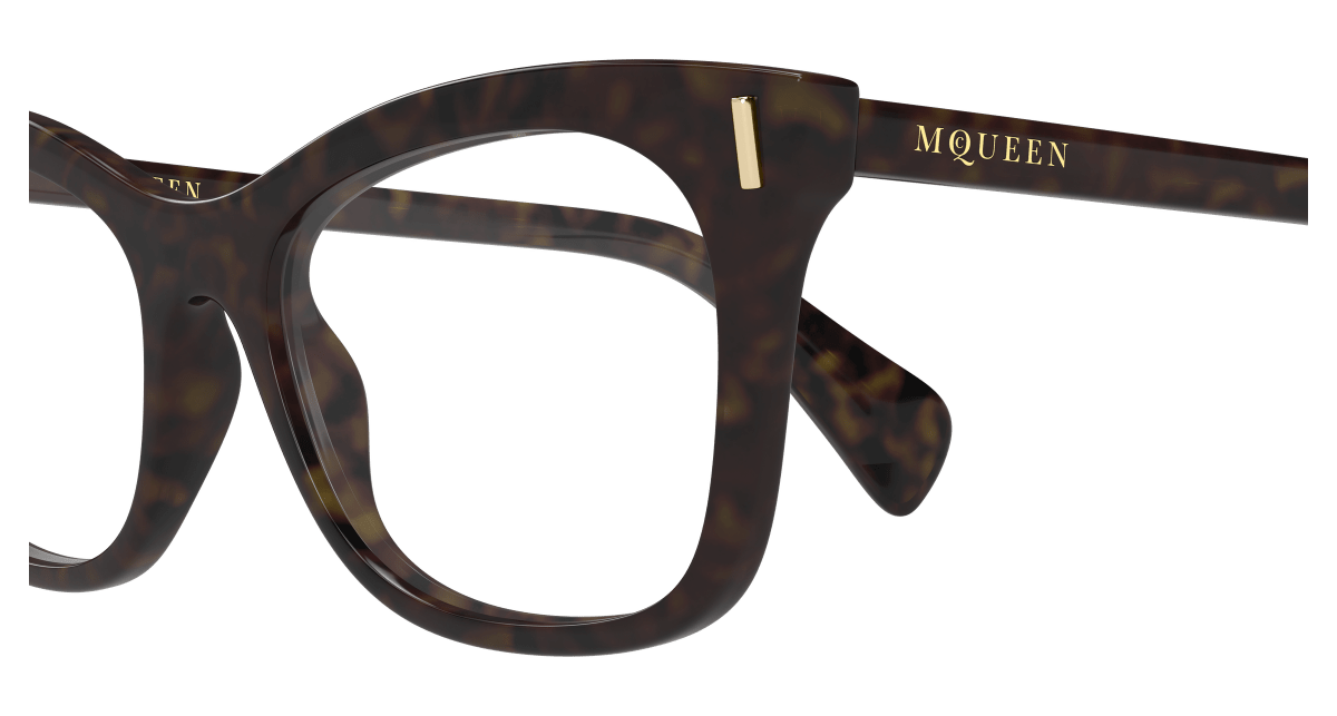 Alexander McQueen AM0552O Havana 889652641201