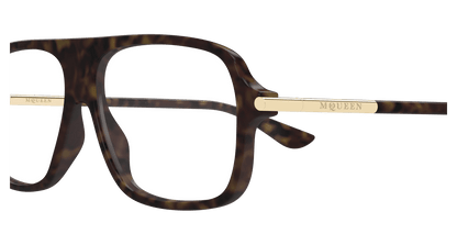 Alexander McQueen AM0555O Havana 889652641348
