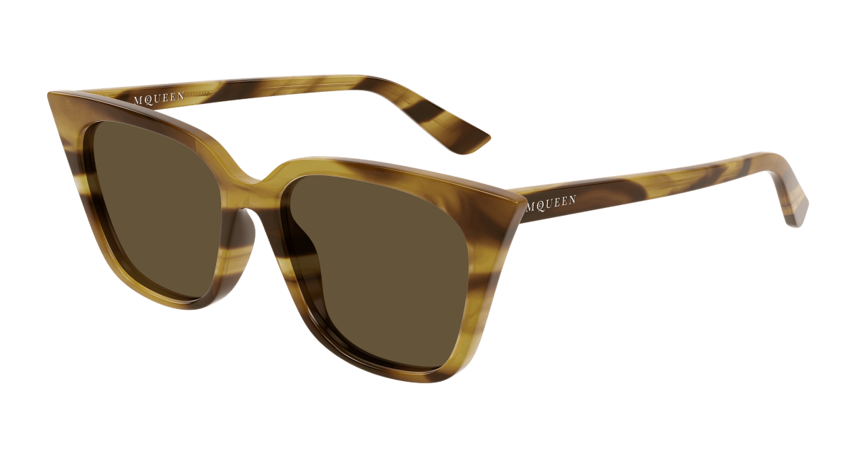 Alexander McQueen AM0556S Havana 003 889652641393