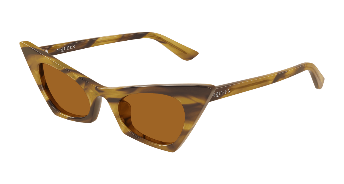 Alexander McQueen AM0557S Havana 003 889652641812