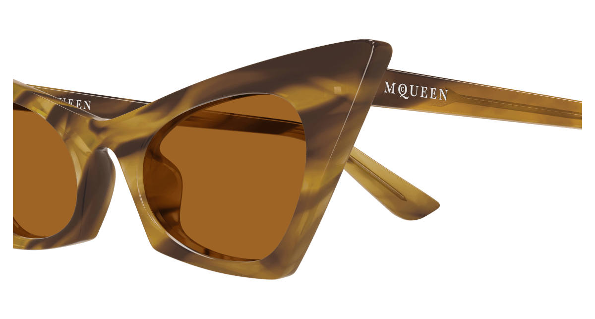 Alexander McQueen AM0557S Havana 003 889652641812