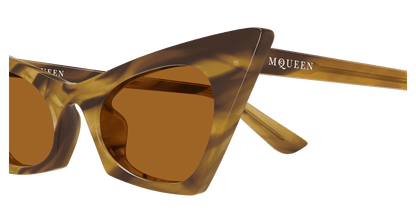 Alexander McQueen AM0557S Havana 003 889652641812