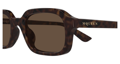 Alexander McQueen AM0558S Havana 002 889652641911