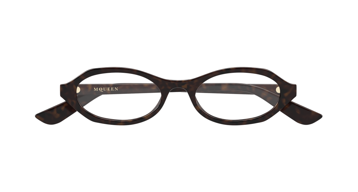 Alexander McQueen AM0559O Havana 889652641959