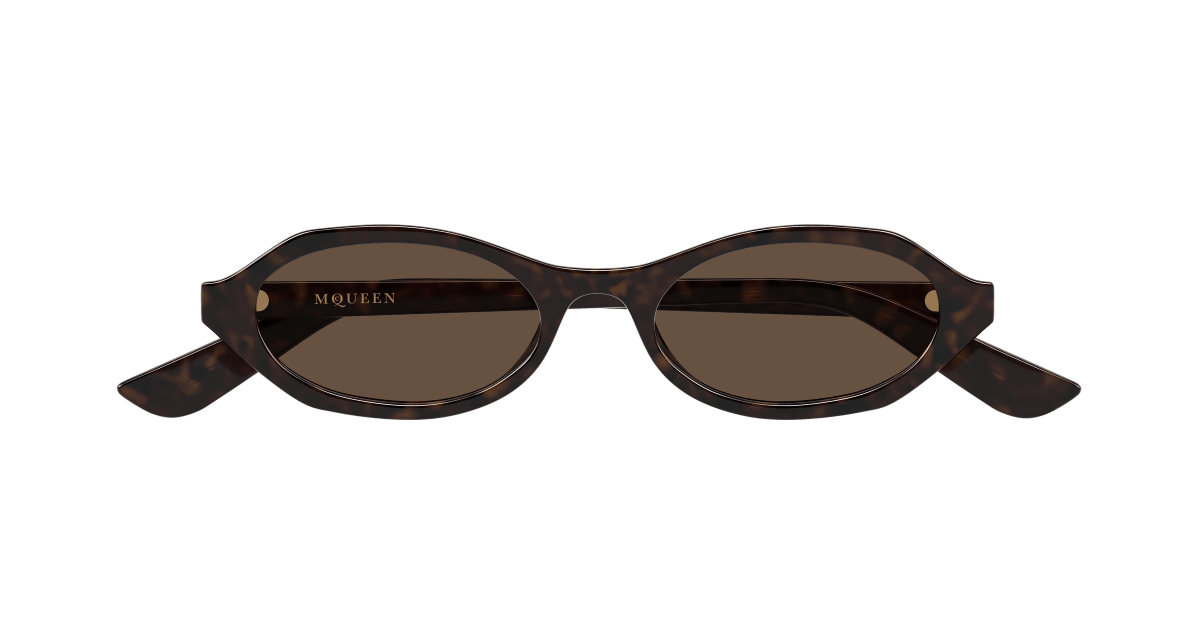 Alexander McQueen AM0559S Havana 002 889652641997