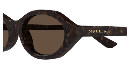 Alexander McQueen AM0559S Havana 002 889652641997