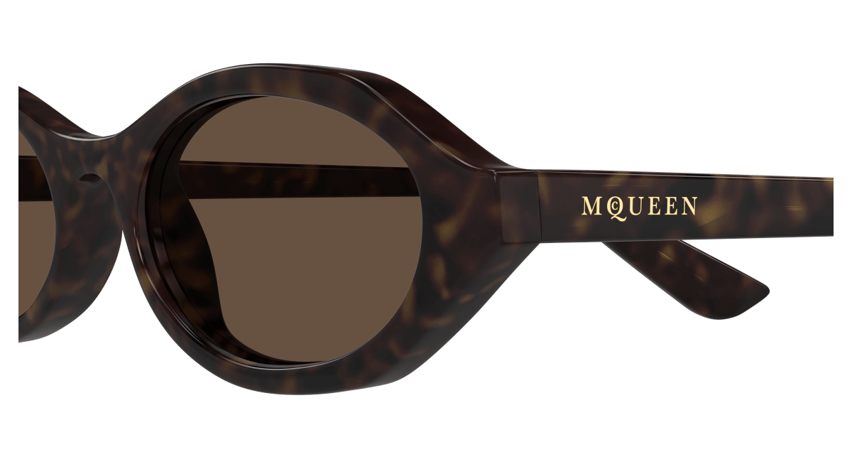 Alexander McQueen AM0559S Havana 002 889652641997