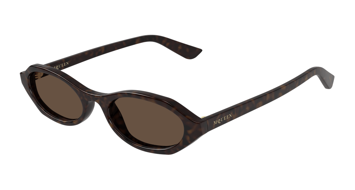 Alexander McQueen AM0559S Havana 002 889652641997