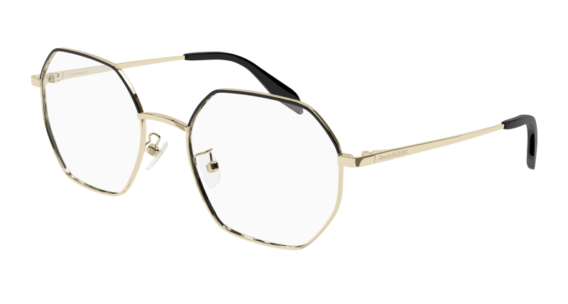 AM0338O - GOLD - Alexander McQueen - Alexander McQueen - GOLD - Ardor Eyewear 889652350301