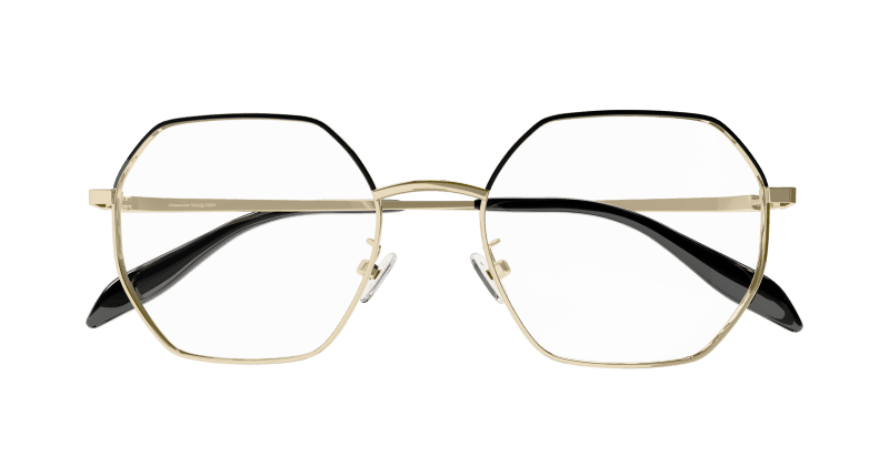 AM0338O - GOLD - Alexander McQueen - Alexander McQueen - GOLD - Ardor Eyewear 889652350301
