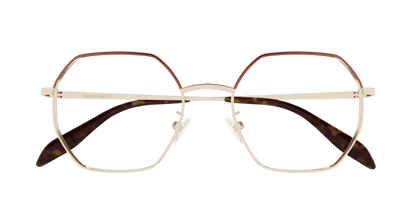 AM0338O - GOLD - Alexander McQueen - Alexander McQueen - GOLD - Ardor Eyewear 889652434452