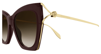 AM0375S - BROWN - Alexander McQueen - Alexander McQueen - BROWN - Ardor Eyewear 889652400983