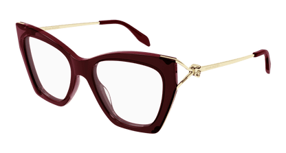 AM0376O - BURGUNDY - Alexander McQueen - Alexander McQueen - BURGUNDY - Ardor Eyewear 889652401447