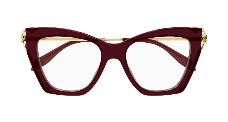 AM0376O - BURGUNDY - Alexander McQueen - Alexander McQueen - BURGUNDY - Ardor Eyewear 889652401447