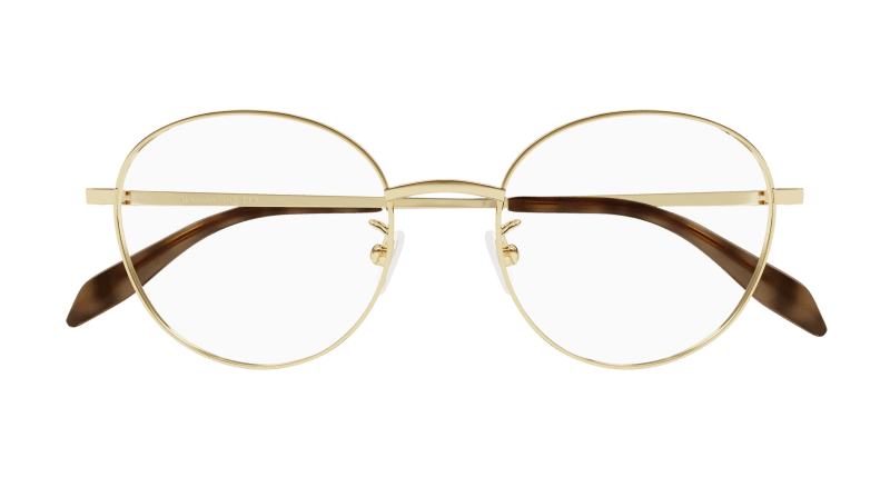 AM0414O - GOLD - Alexander McQueen - Alexander McQueen - GOLD - Ardor Eyewear 889652434346