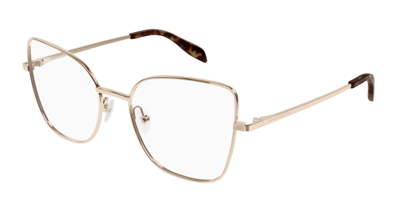 AM0416O - GOLD - Alexander McQueen - Alexander McQueen - GOLD - Ardor Eyewear 889652434421