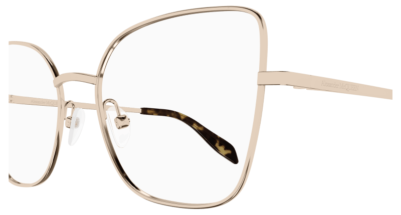 AM0416O - GOLD - Alexander McQueen - Alexander McQueen - GOLD - Ardor Eyewear 889652434421