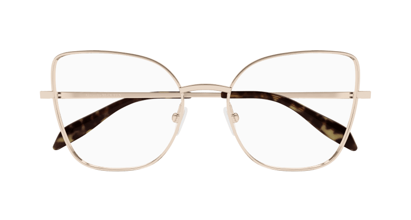 AM0416O - GOLD - Alexander McQueen - Alexander McQueen - GOLD - Ardor Eyewear 889652434421