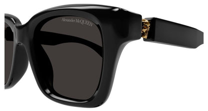 AM0432SA - BLACK - Alexander McQueen - Alexander McQueen - BLACK - Ardor Eyewear 889652449562
