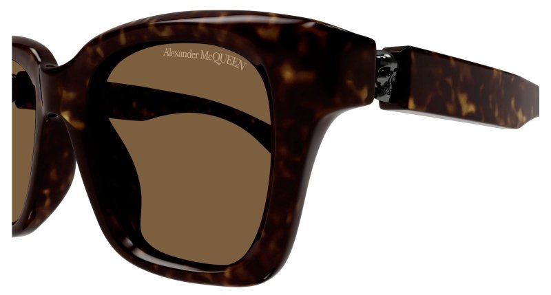 AM0432SA - HAVANA - Alexander McQueen - Alexander McQueen - HAVANA - Ardor Eyewear 889652449609