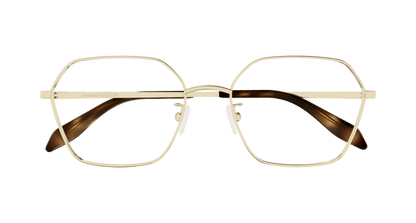 AM0437O - GOLD - Alexander McQueen - Alexander McQueen - GOLD - Ardor Eyewear 889652449784