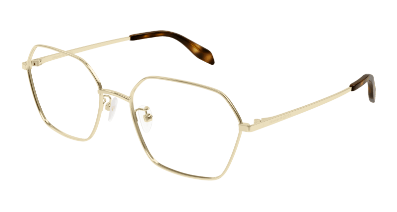 AM0437O - GOLD - Alexander McQueen - Alexander McQueen - GOLD - Ardor Eyewear 889652449784