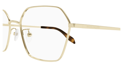AM0437O - GOLD - Alexander McQueen - Alexander McQueen - GOLD - Ardor Eyewear 889652449784