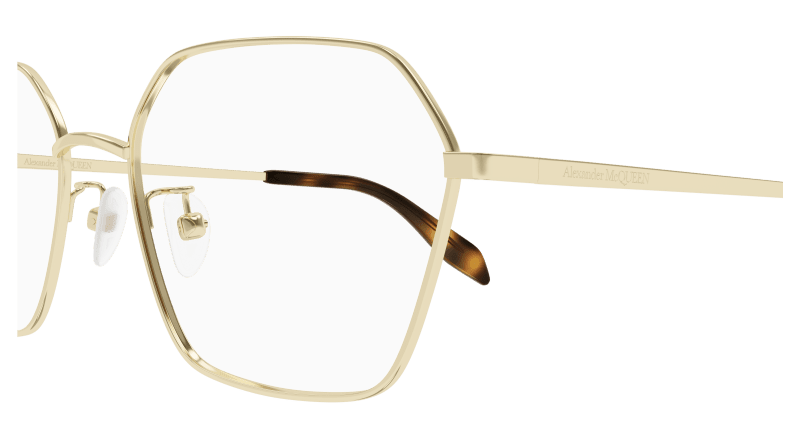 AM0437O - GOLD - Alexander McQueen - Alexander McQueen - GOLD - Ardor Eyewear 889652449784