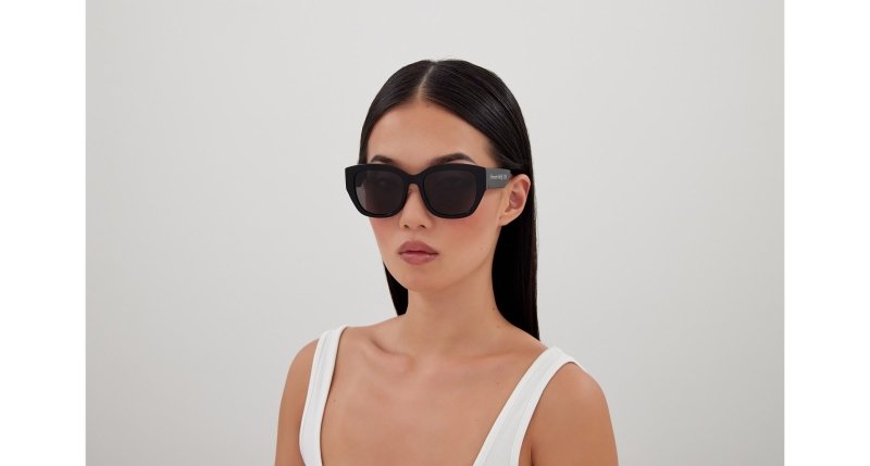 AM0451SA - BLACK - Alexander McQueen - Alexander McQueen - BLACK - Ardor Eyewear 889652483993