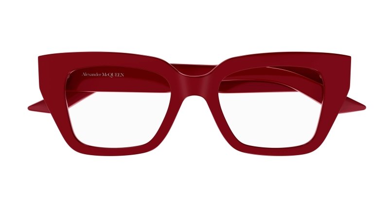 AM0453O - RED - Alexander McQueen - Alexander McQueen - RED - Ardor Eyewear 889652484099