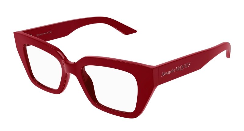 AM0453O - RED - Alexander McQueen - Alexander McQueen - RED - Ardor Eyewear 889652484099