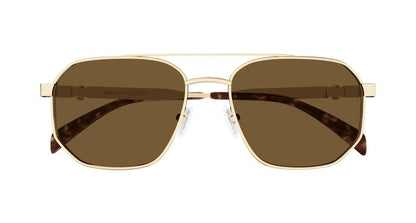 AM0458S - GOLD - Alexander McQueen - Alexander McQueen - GOLD - Ardor Eyewear 889652487533